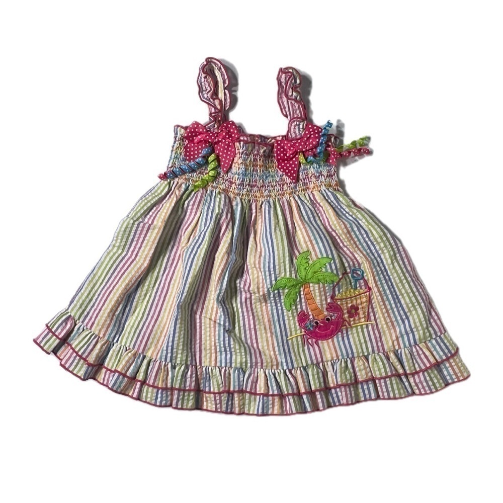 Goodlad - Girl’s Dress Size 18 Months - Bright Rainbow Colors